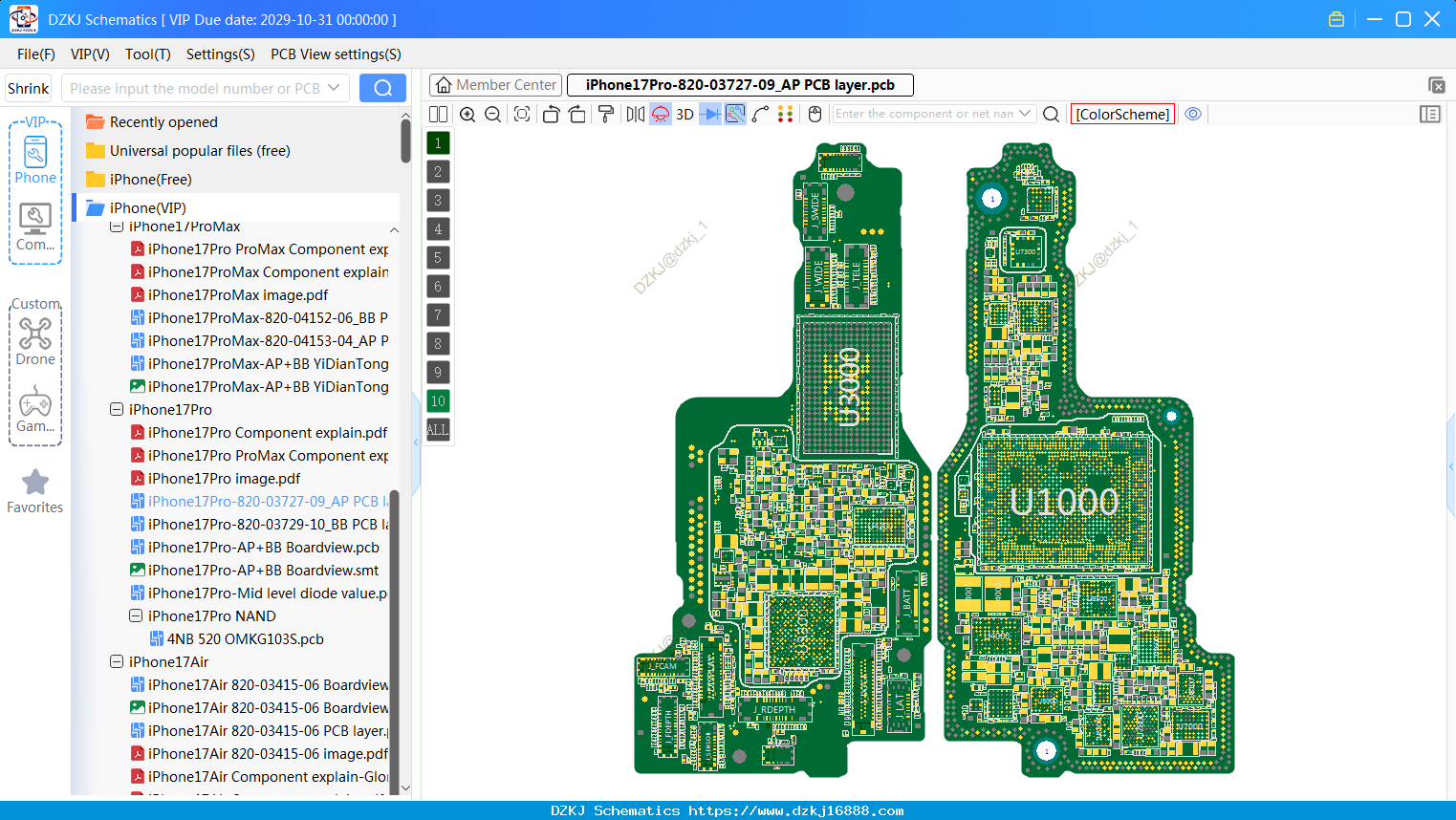 IPhone17Pro-820-03727-09_AP PCB Layer